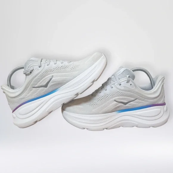 Hoka One HOKA Bondi 9 Cosmic Grey Women’s Size 8.5 D Wide - Picture 3 of 9